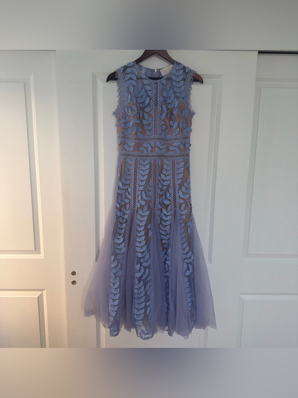 Bronx and Banco Saba Midi Flared Dress in Violet Size M Wedding Guest | Prom - Picture 2 of 12